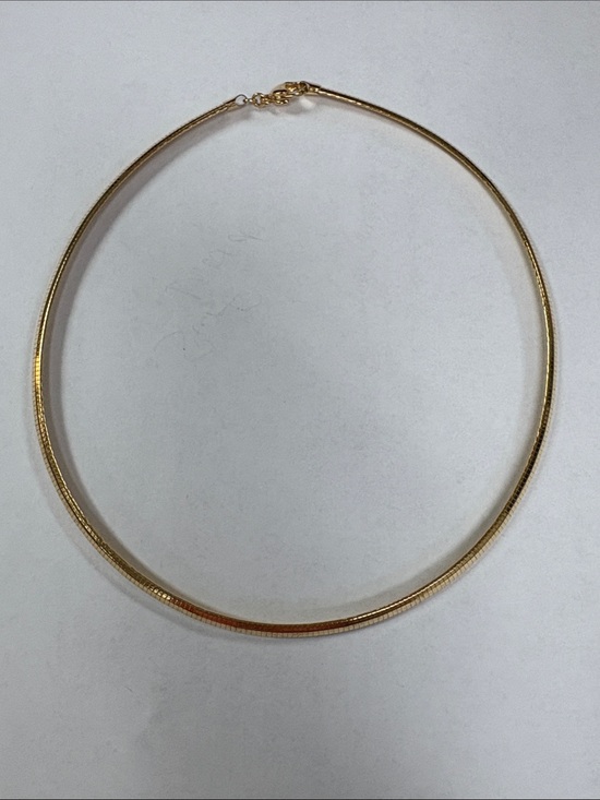 Milor Jewelry - Milor Classic Gold tone Herringbone Collar Necklace - Women Jewelry